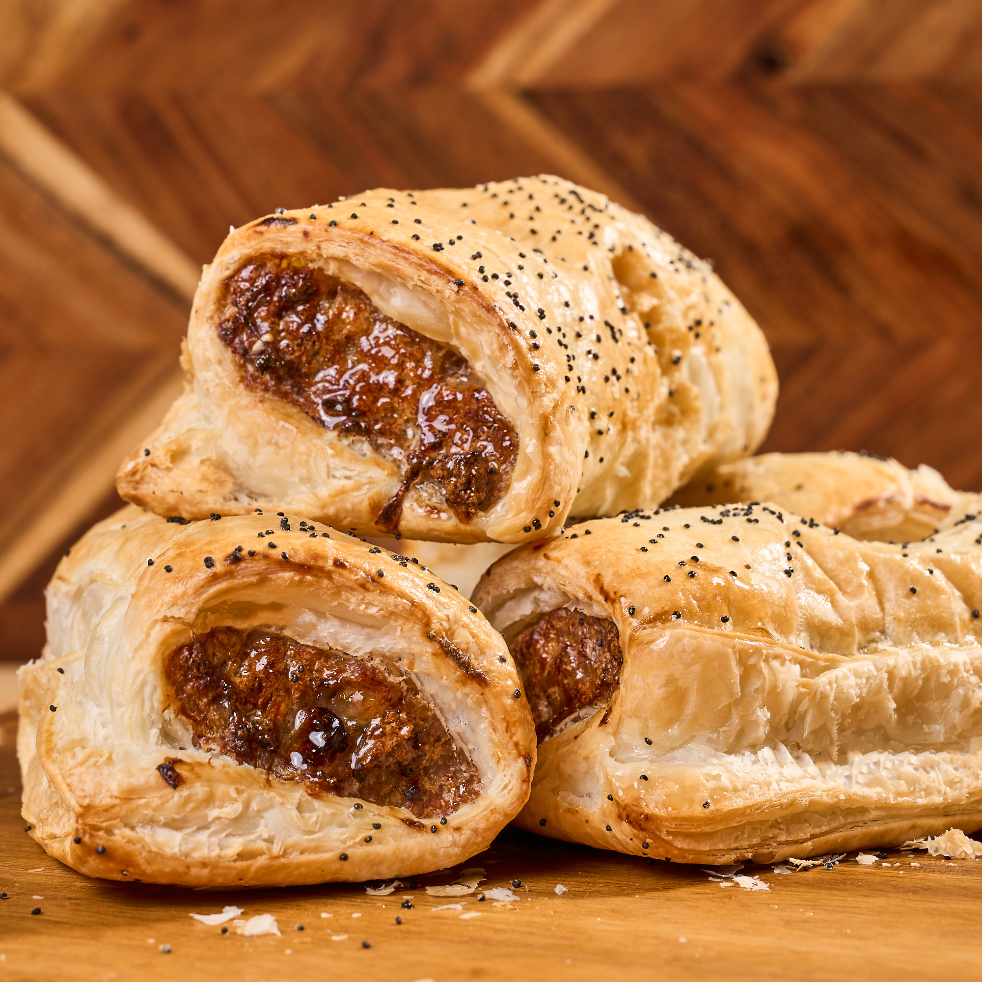 Cherry Sauce Sausage Roll 